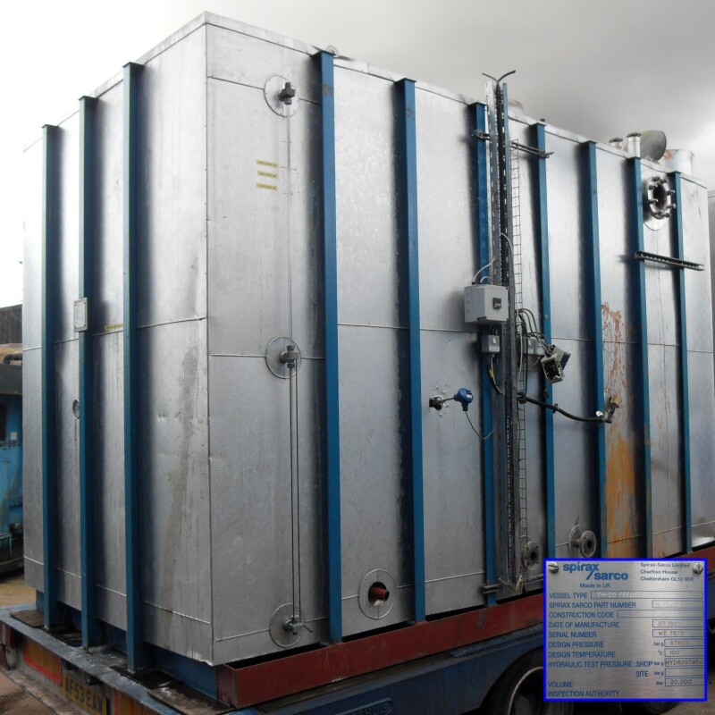 Spirax feed tank 1866